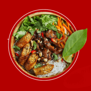 Salade Bo Bun poulet citronnelle